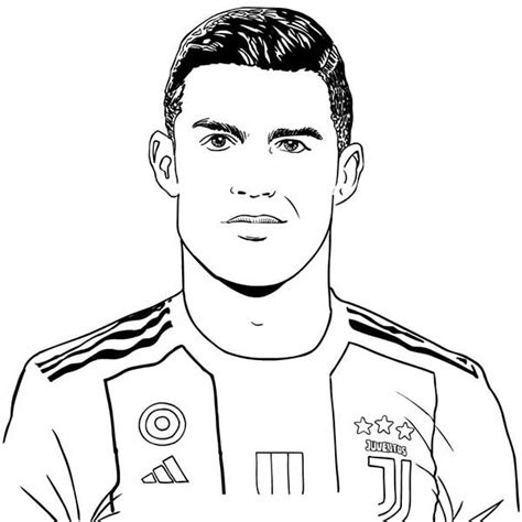 Desenhos Do Cristiano Ronaldo Para Imprimir E Colorir