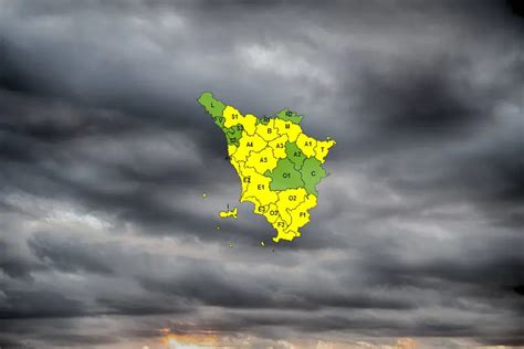 Maltempo In Toscana Nuova Allerta Meteo Codice Giallo