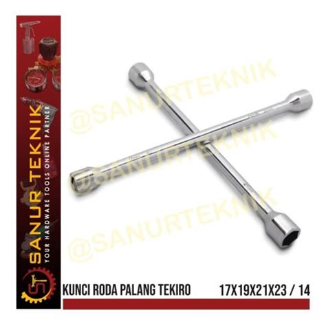 Jual Kunci Roda Palang Tekiro 17x19x21x23 14 Inch 4 Way Cross