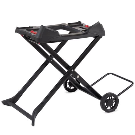 Weber Q Black Steel Portable Cart For Weber Portable Grills Rona