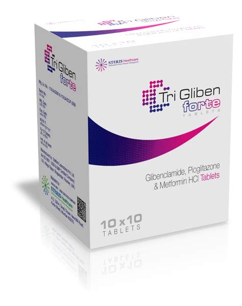 Glibenclamide Pioglitazone Metformin HCL Tablets At Rs 50 Stripe In