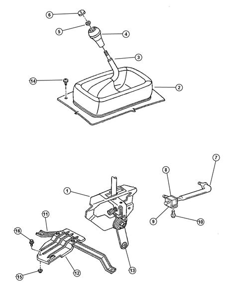 Dodge Ram 1500 Shifter Transfer Case After 07 05 00 After 07 10 00 Up To 07 05 00 Up
