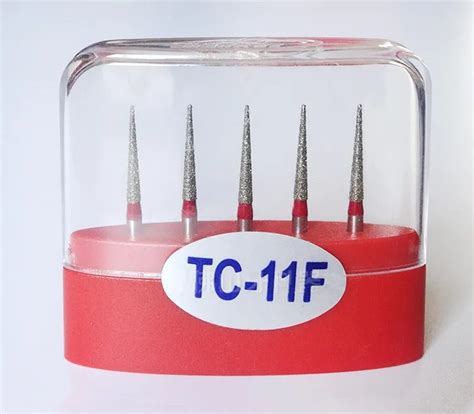 Fresas De Diamante Dental De 15 Piezas TC 11F De Taladro De DIA BURS