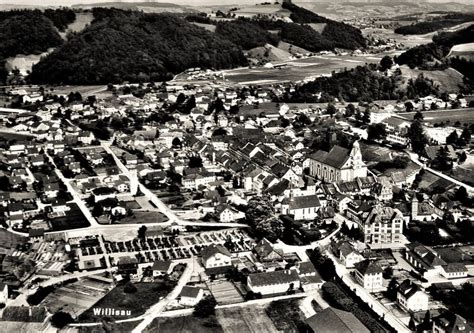 Willisau Flugaufnahme Schloss 1966 Kaufen Auf Ricardo