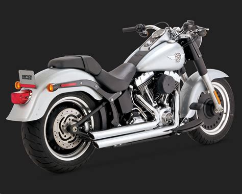 Vance Hines Big Shots Staggered Exhaust System For Harley Davidson