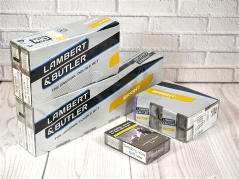 Lambert & Butler Bright Gold Kingsize - 20 Packs of 20 Cigarettes (400)