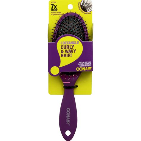 Conair Detangling Brush For Thick And Curly Hair Shop Brushes And Combs