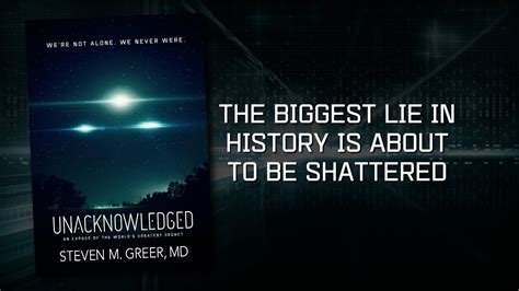 OFFICIAL Unacknowledged Trailer by Dr Steven Greer - YouTube