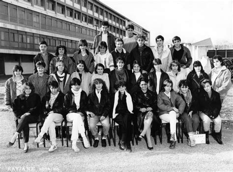 Photo de classe 1 ére année de BEP ASAI de 1983 Lycée Mermoz Copains