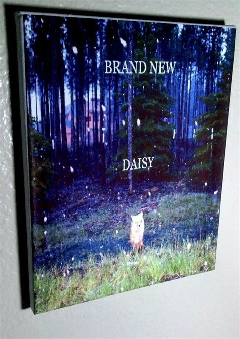 Brand New band Daisy Album cover 8 x 10 canvas by Thecreativezoo