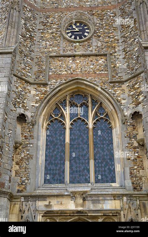 Detail Church Thaxted Essex Stock Photo - Alamy