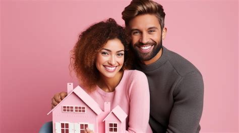 Premium Photo Embracing The Future A Cheerful Multiracial Couple