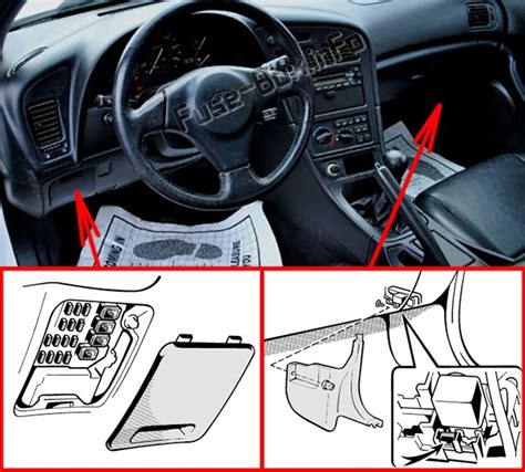 Diagrama de fusibles y relés para Toyota Celica T200 1996 1999