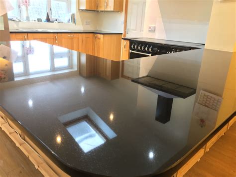 Nero Zimbabwe Granite Worktops With A Oak Kitchen In North Wales