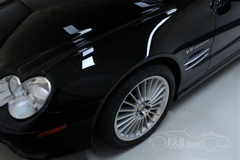 Mercedes-Benz SL 55 AMG convertible black 2006 for sale at ERclassics