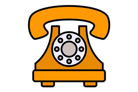 Telephone Filled Line Icon Graphic By Mahi Icons Creative Fabrica