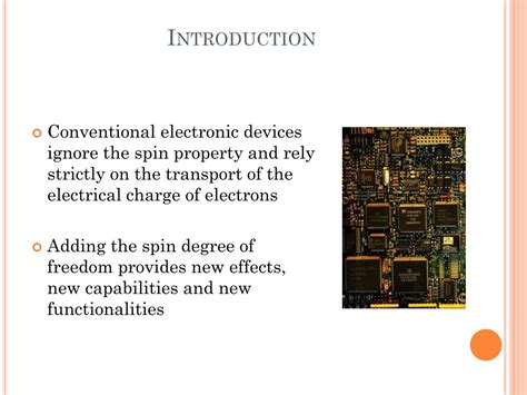 PPT Introduction To Spintronics PowerPoint Presentation Free