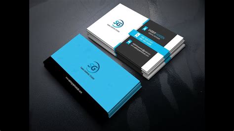 Create A Print Ready Business Card Design In Photoshop Cc Youtube