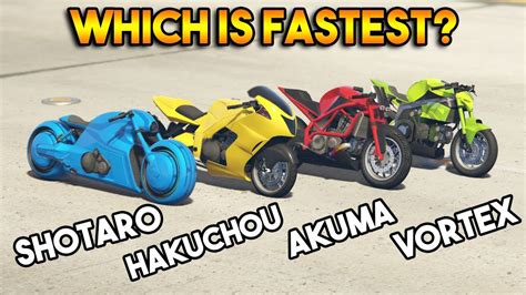 Gta Online Hakuchou Drag Vs Shotaro Vs Akuma Vs Vortex Which Is