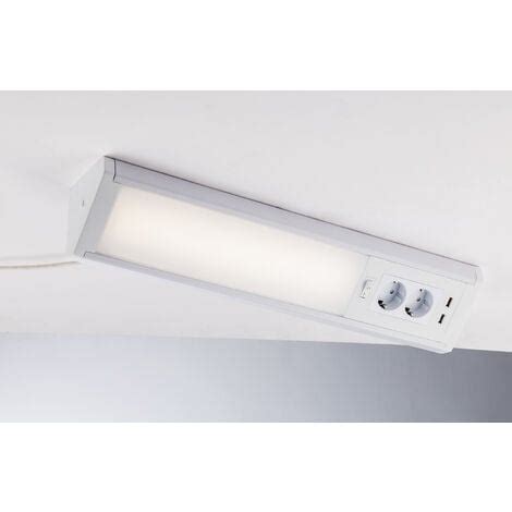 Sottopensile Led Habilis Bianco W Luce Naturale Con Presa Schuko E Usb