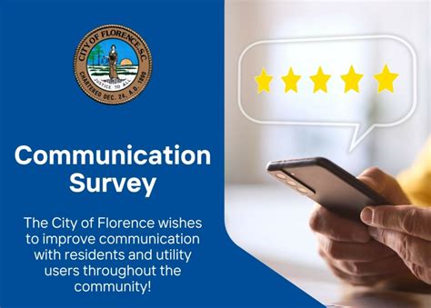 City Of Florence Invites You To Participate In A Communication Survey