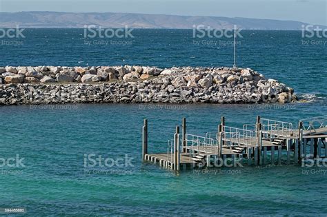 Penneshaw Ferry Terminal Jetty On Kangaroo Island In South Australia