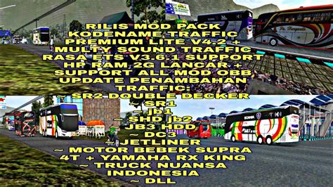 Rilis Mod Pack Kodename Traffic Premium Lite V Update Tambahan