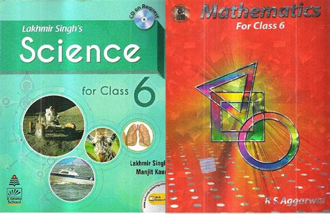 Lakhmir Singh Science Rs Aggarwal Mathematics Class 6set Of Two Books