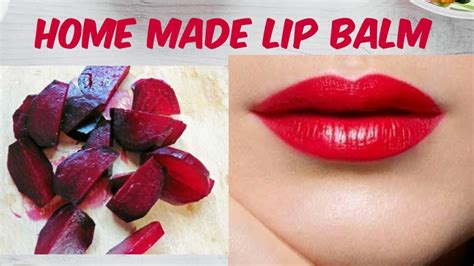 Home Made Lip Balm With Beetroot Youtube