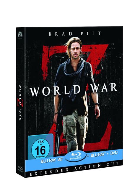 Ihr Uncut Dvd Shop World War Z Limited Superset Blu Ray Dvd 2013 [3d Blu Ray] Dvds