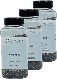 Cuisine De Cheffe Lot 3x Cinq Baies Pot 400g Amazon Fr Epicerie