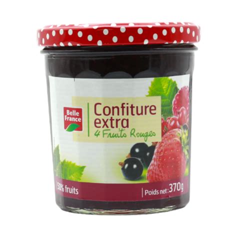 Confiture Extra Fruits Rouges Belle France Livraison Picerie Francaise