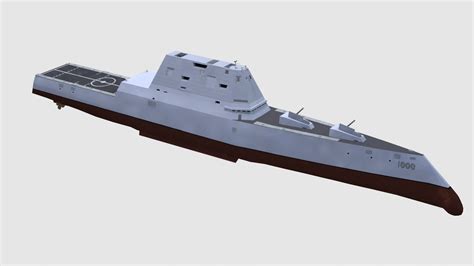 055 052D Type45 Zumwalt Destroyer Collection 3D Model - TurboSquid 2025780