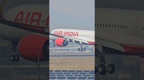 Air India A Vt Jrb Landing At Delhi Airport Airindia A Youtube