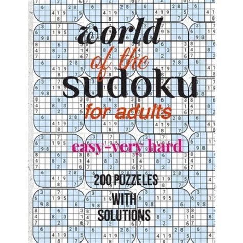 World Of The Sudoku For Adults Activity Books World S Toughest Sudoku