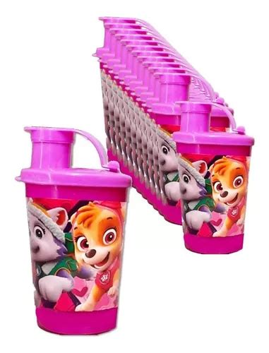 Vaso Pitillo Sorpresa Skye Paw Patrol X Termo Infantil Cuotas Sin