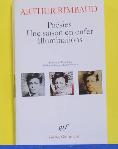 RIMBAUD POESIES UNE SAISON EN ENFER ILLUMINATIONS EBE 58