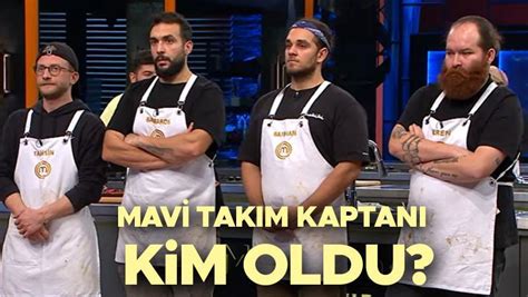 Masterchef Mav Takim Kaptani K M Oldu Aral K D N Masterchef