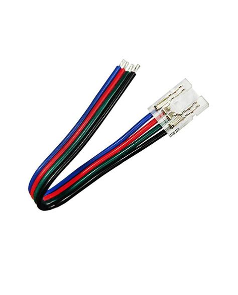 Single COB LED Strip Connector 4 Pin With Wire