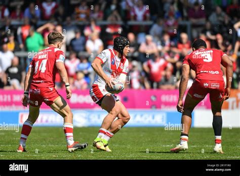 St. Helens, England - 13th May 2023 - Jonny Lomax of St Helens in ...