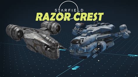 Starfield Razor Crest Build Guide Parts And Assembly YouTube