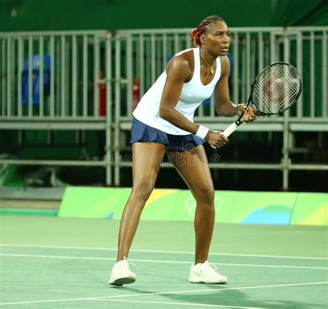 Campe O Ol Mpico Venus Williams Do Estados Unidos Na A O Durante