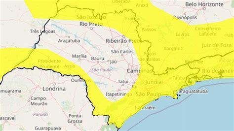 Inmet Divulga Alerta Amarelo Para Tempestades Em Todo O Litoral De Sp