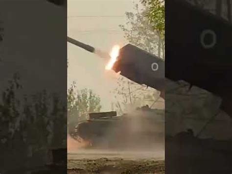 Russian Heavy Flame Thrower Tos A Solntsepek Firing At The Position