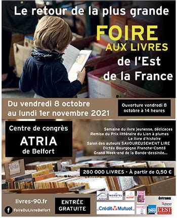 Belfort La E Foire Aux Livres Revient Latria Aire Urbaine