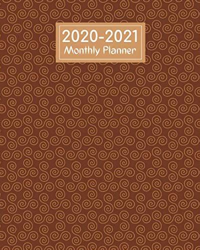 2020 2021 Monthly Planner 12 Month Weekly Planner Diary Schedule And Organizer Calendar