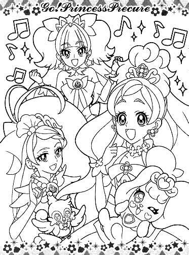 Go Princess Precure Precure イラスト 塗り絵 ぬり絵 塗り絵