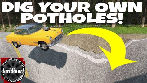 Do It Yourself Tutorials How To Make Your Own Giant Potholes In