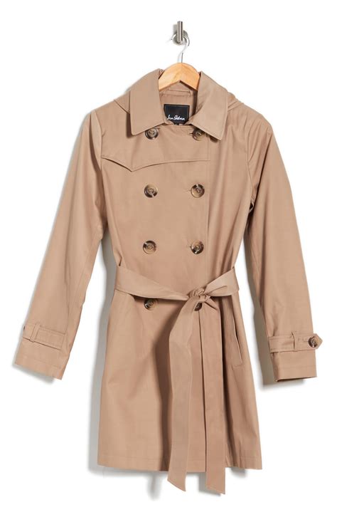 Sam Edelman Belted Double Breasted Trench Coat In Sand At Nordstrom