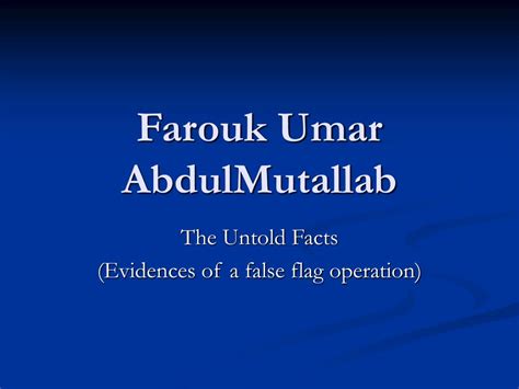 PPT - Farouk Umar AbdulMutallab PowerPoint Presentation, free download - ID:1083733